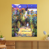 Toile Jardin Claude Monet Fleurs de tournesol été (Insitu(Salon))