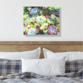 Toile Jardin coloré Succulent (Insitu(Chambre))
