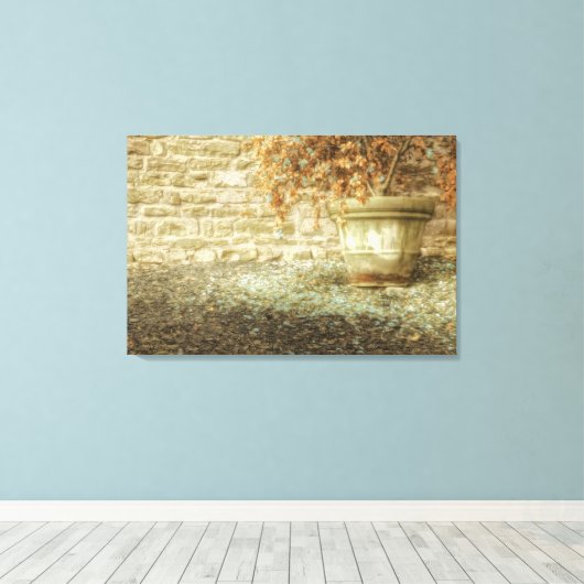 Toile Jardin d'automne rustique (Insitu (Plancher de Bois))