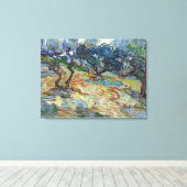 Toile Jardin de Gethsémani, Mont des Oliviers par van Go (Insitu (Plancher de Bois))
