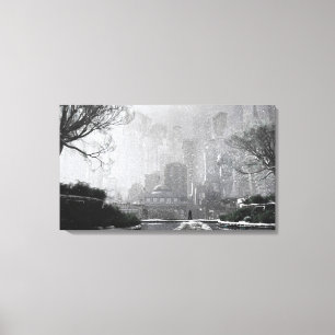 Toile Jardin de Gotham (hiver)