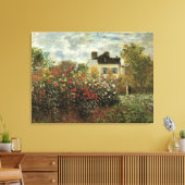 Toile Jardin de Monet à Argenteuil par Claude Monet (Insitu(Salon))