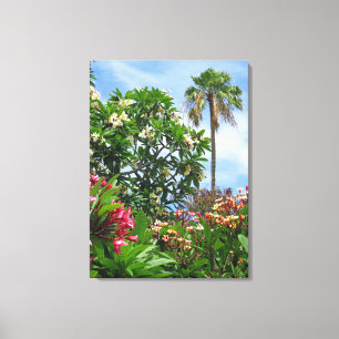 Toile Jardin de Plumeria