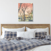 Toile Jardin de prune fleuri d'arbre japonais (Insitu(Chambre))