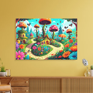 Toile Jardin de Rêve Merveilleux Fantaisiste