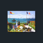 Toile Jardin de Sainte-Adresse, 1867 Claude Monet<br><div class="desc">Jardin à Sainte-Adresse,  1867 Claude Monet cool,  ancien,  maître,  chef-d'oeuvre,  fin,  rétro,  impressionnisme,  peinture,  peinture,  éclatant,  saturé,  couleur,  belle,  jolie,  qualité,  haute résolution,  paysage,  paysage,  poste,  décoration,  couleurs,  paris,  france,  renouvelé best,  vendeur,  coloré,  bon marché</div>