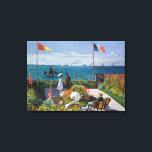 Toile Jardin de Sainte-Adresse | CLAUDE MONET<br><div class="desc">Jardin de Sainte-Adresse,  ou Jardin à Sainte-Adresse (1867) de Claude Monet,  artiste impressionniste français. Le tableau dépeint une scène ensoleillée de loisirs contemporains dans la station balnéaire de Monet,  Sainte-Adresse. Utilisez les outils de conception pour ajouter du texte personnalisé ou personnaliser l'image.</div>