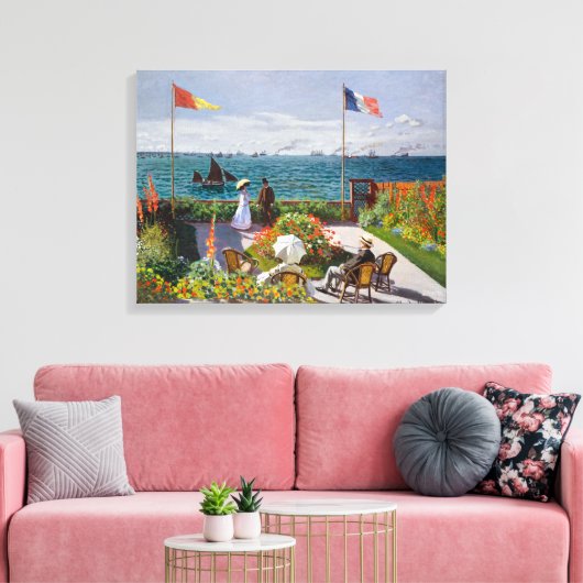 Toile Jardin de Sainte-Adresse | CLAUDE MONET | (Insitu(Salon))