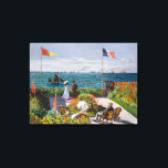 Toile Jardin de Sainte-Adresse | CLAUDE MONET |<br><div class="desc">Le jardin de Sainte-Adresse est un tableau de Claude Monet datant de 1867.</div>