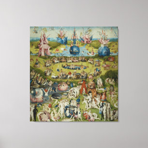 Toile Jardin des délices terrestres, 1490-1500