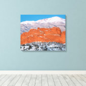 Toile Jardin des Dieux | Pikes P[eak, Colorado (Insitu (Plancher de Bois))