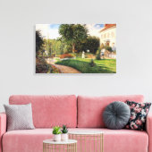 Toile Jardin des Mathurins à Pontoise par Pissarro (Insitu(Salon))