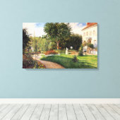 Toile Jardin des Mathurins à Pontoise par Pissarro (Insitu (Plancher de Bois))