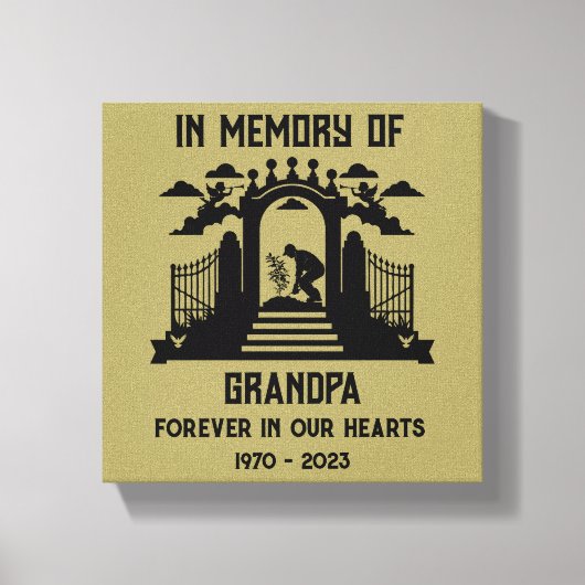 Toile Jardin des Mémoire Obsèques (Recto)