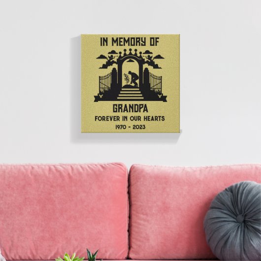 Toile Jardin des Mémoires Funérailles (Insitu(Salon))