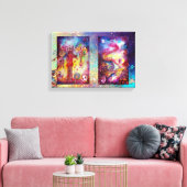 TOILE JARDIN DES OMBRES PERDUES / ESCALIERS MYSTIQUES (Insitu(Salon))