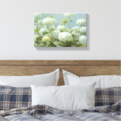 Toile Jardin d'Hydrangea blanc (Insitu(Chambre))