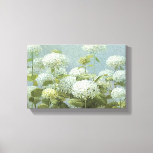 Toile Jardin d'Hydrangea blanc (Recto)