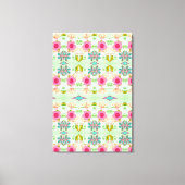 Toile Jardin Éclectique Enchantant : Beauté Florale Dive (Recto)