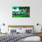 Toile Jardin en face de l'Hôtel St Catherine (Insitu(Chambre))