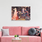 Toile Jardin enchanté 1917 John William Waterhouse (Insitu(Salon))