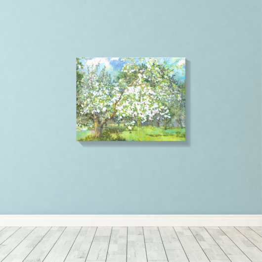 Toile Jardin fleuri (Insitu (Plancher de Bois))