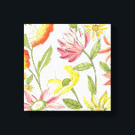 Toile Jardin fleuri avec Arrière - plan blanc<br><div class="desc">Ce jardin fleuri présente des couleurs éclatantes et un arrière - plan blanc pâle,  ce qui rend les fleurs encore plus remarquables. Un tableau extraordinaire qui peut apporter couleur et beauté à n'importe quelle chambre. Achetez-le pour vous-même,  ou donnez-le à un être cher en cadeau!</div>