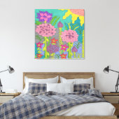 Toile Jardin fleuri du printemps (Insitu(Chambre))