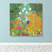 Toile Jardin fleuri | Gustav Klimt (Insitu (Plancher de Bois))