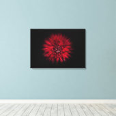 Toile Jardin Fleurs No 45 Version de flux couleur (Insitu (Plancher de Bois))