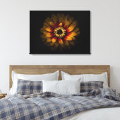 Toile Jardin Fleurs No 69 Version couleur (Insitu(Chambre))