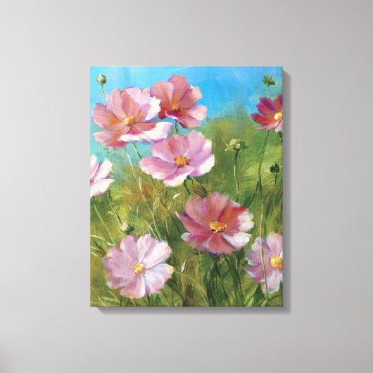 Toile Jardin Floral Rose (Recto)