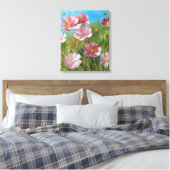 Toile Jardin Floral Rose (Insitu(Chambre))