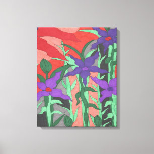Toile Jardin floral Twilight