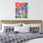 Toile Jardin floral Twilight (Insitu(Chambre))