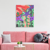 Toile Jardin floral Twilight (Insitu(Salon))