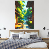 Toile Jardin japonais Café extérieur (Insitu(Chambre))