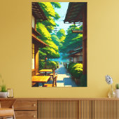 Toile Jardin japonais Café extérieur (Insitu(Salon))