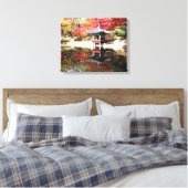 Toile Jardin japonais d'automne de Séoul (Insitu(Chambre))