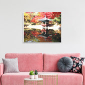 Toile Jardin japonais d'automne de Séoul (Insitu(Salon))