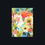 Toile Jardin secret Floral III<br><div class="desc">Jardin secret Floral III par Karen Fields</div>