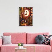 Toile jardin secret surreal art peinture fleurs pos (Insitu(Salon))