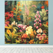 Toile Jardin tropical (Insitu (Plancher de Bois))