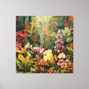 Toile Jardin tropical