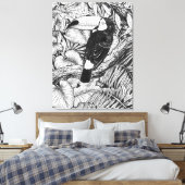 Toile Jardin tropical toucan (Insitu(Chambre))