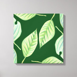Toile Jardin vert Botanique