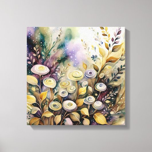 Toile Jardin Whimsical Abstrait (Recto)