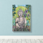 Toile Jardin zen (Insitu (Plancher de Bois))