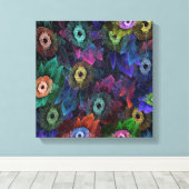 Toile Jardinage fractal (Insitu (Plancher de Bois))