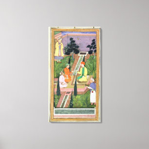 Toile Jardins aquatiques, de l'Album Clive (gouache sur 